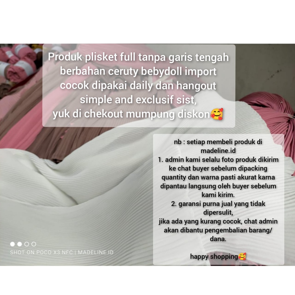 Pashmina plisket FULL ceruty armany (GROSIR) /Pashmina plisket ceruty bebydoll premium/hijab premium-1