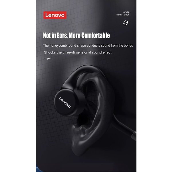 LENOVO ThinkPlus X5 8GB Built-In Memory - Bone Conduction Bluetooth Earphone