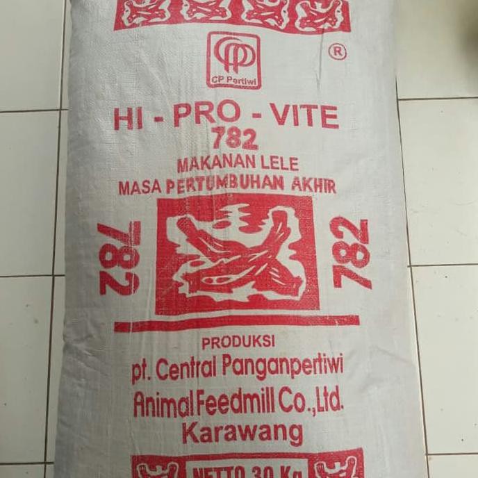 Pakan Makanan ikan lele nila gurame Pelet Hi provit 782 repack 1 Kg