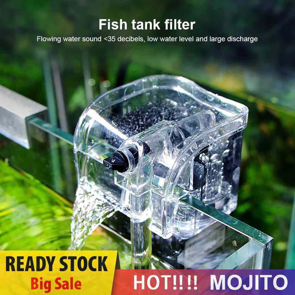 3 in 1 Filter Pompa Oksigen Air Terjun Eksternal Untuk Akuarium Ikan