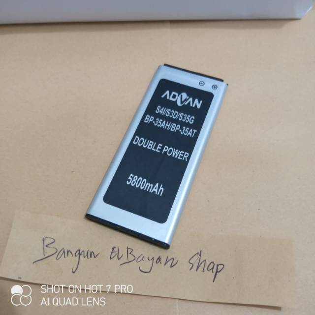 Batre Batrai Hp Advan S35D S35H S35AT S3D S35G S4i S4Z Dobel power