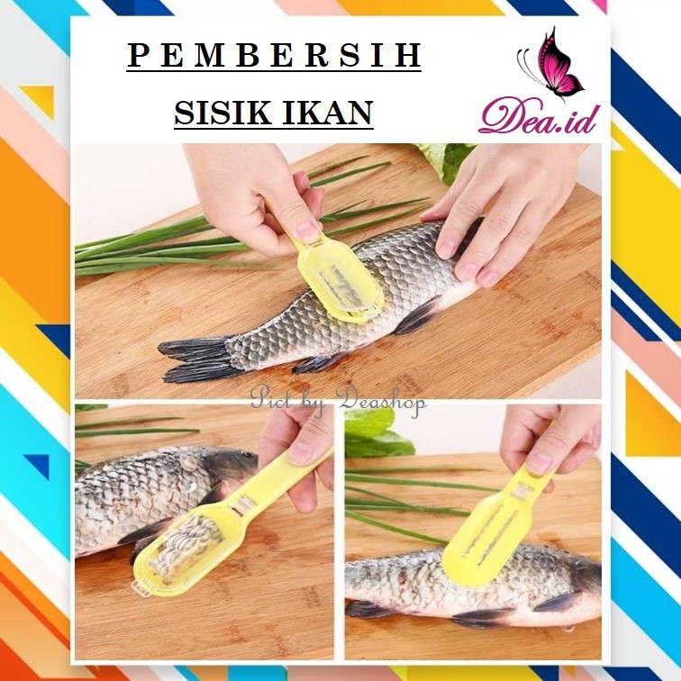 [DEASHOP] ALAT PEMBERSIH SISIK IKAN / PENGUPAS SISIK IKAN / PARUTAN PEMBERSIH SISIK IKAN