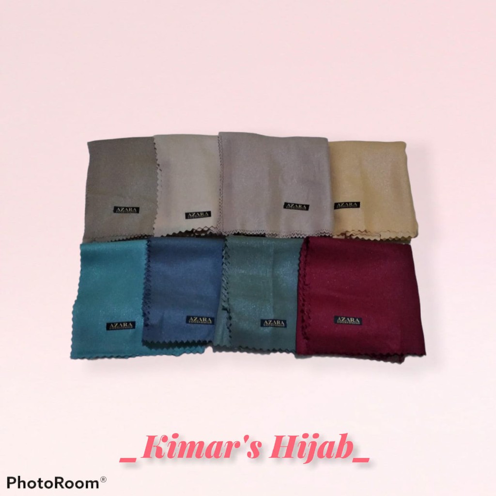 KERUDUNG SEGIEMPAT AZARA/SEGIEMPAT GLOWING/ KERUDUNG GLOWING AZARA/ KERUDUNG NUR SINAR AZARA