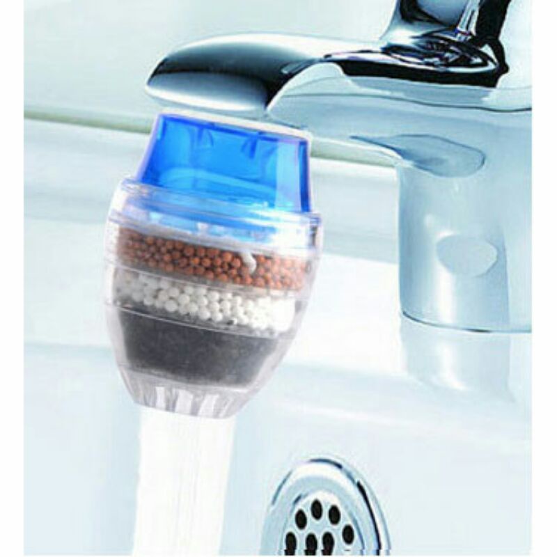 Tap Water Clean Purifier Filter 16-19mm FAUCET / Filter Keran Air - HY-028 - Red