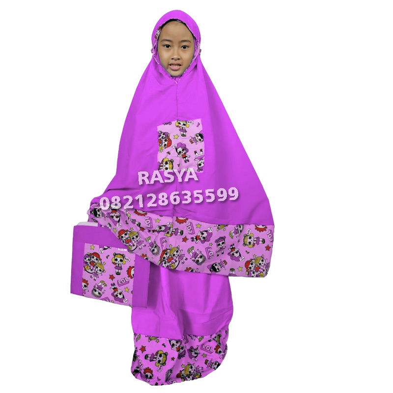 Mukena Anak Karakter Frozen Lucu
