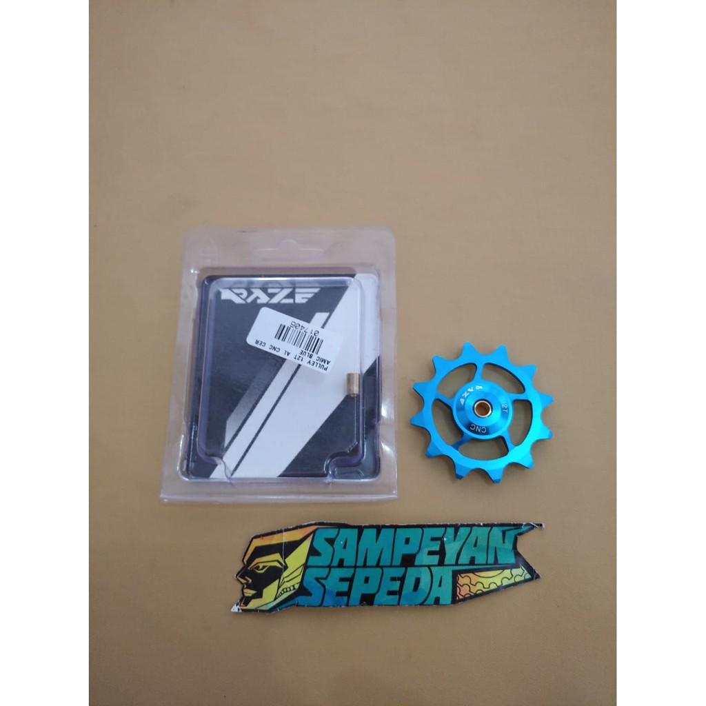 RAZE Pulley RD 12T Ceramic Bearing CNC Rear Derailleur Jockey Wheels Sepeda MTB Federal