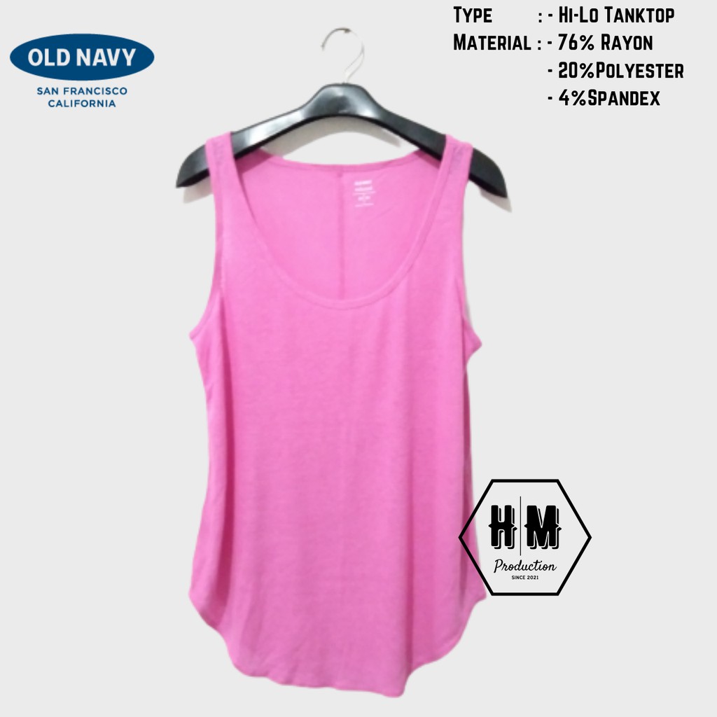 Tank Top Wanita Polos Tali Besar Rayon Polyester - Tangtop Jumbo - Tanktop Old navy - Tengtop Import-Pink