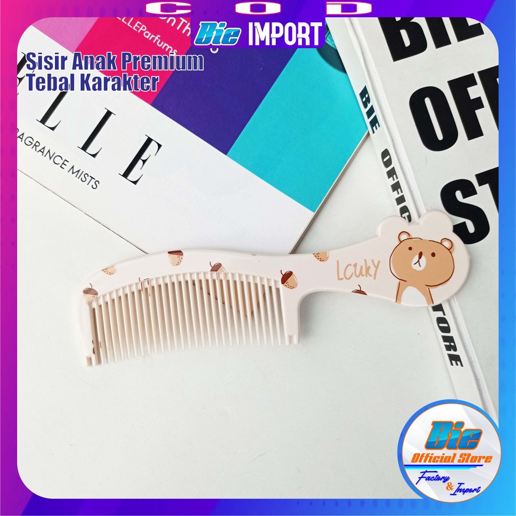 Sisir Anak Karkter Premium Impor Best Seller