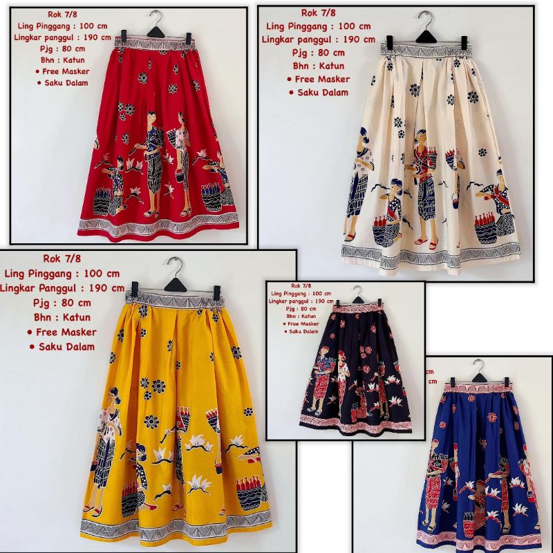 ROK 7/8 BATIK MBAK JAMU GENDHONG