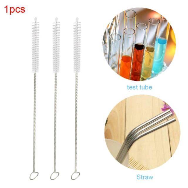 Sikat Pembersih Sedotan Sikat Sedotan Stainless Brush Straw