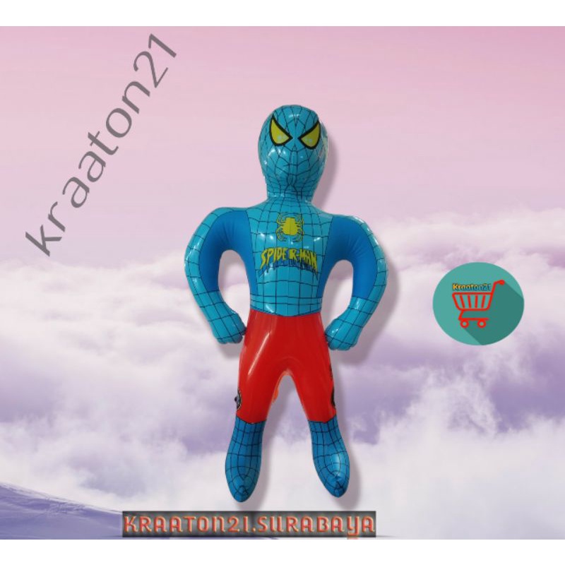 Balon spiderman tiup jumbo ( tiupan ) balon karakter spiderman