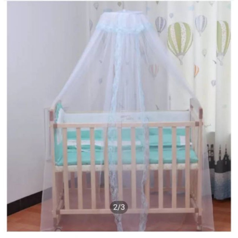 Kelambu Box Bayi motif imut / kelambu Bayi 1 tiang / Kelambu Kasur Bayi 2 Tiang