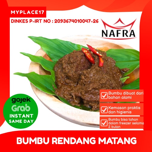 

[New] Bumbu Rendang Asli PADANG sudah ditumis - Tidak Pedas