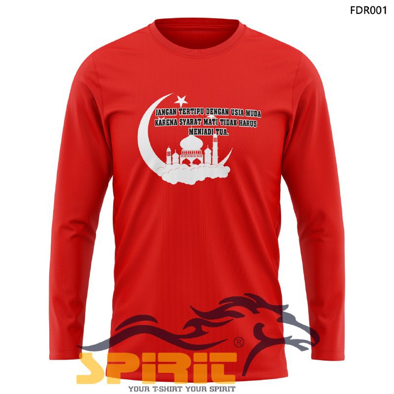 Kaos Islam Pria/Kaos Islami Dakwah/Baju Kaos Muslim/Kaos Tauhid Lengan Panjang Distro Pria Wanita