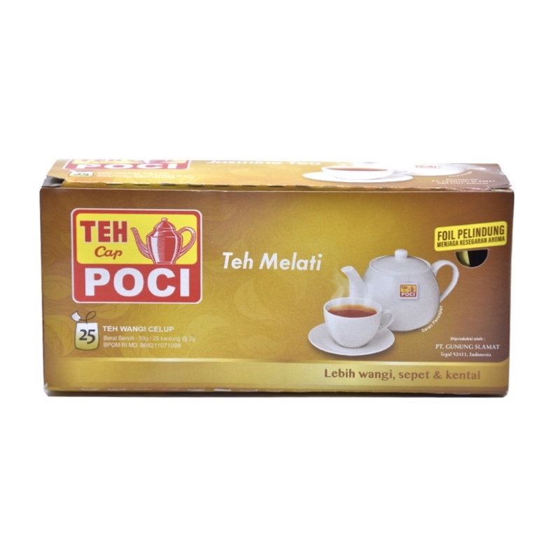 

POCI Teh Hitam Celup Teh Melati 25 x 2 g