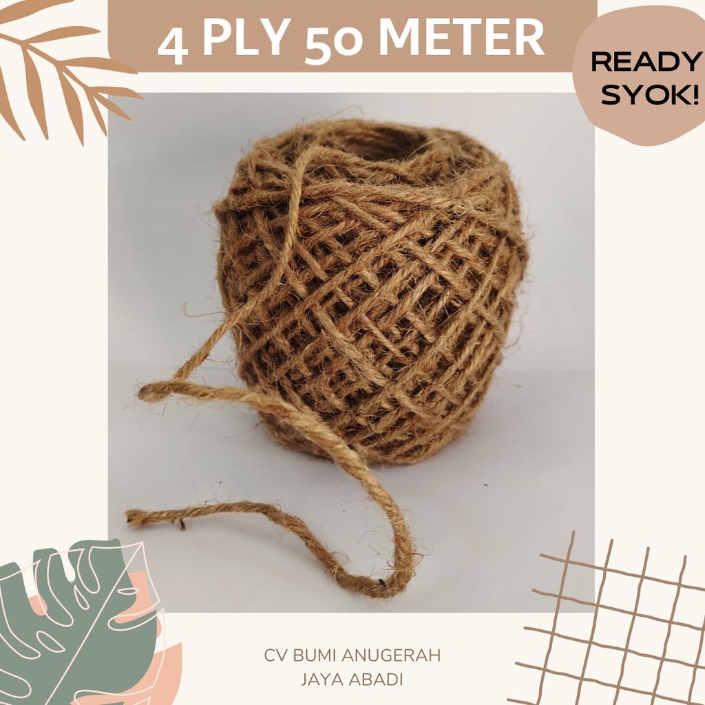 

4Ply 50 Meter Tali Goni / Rami