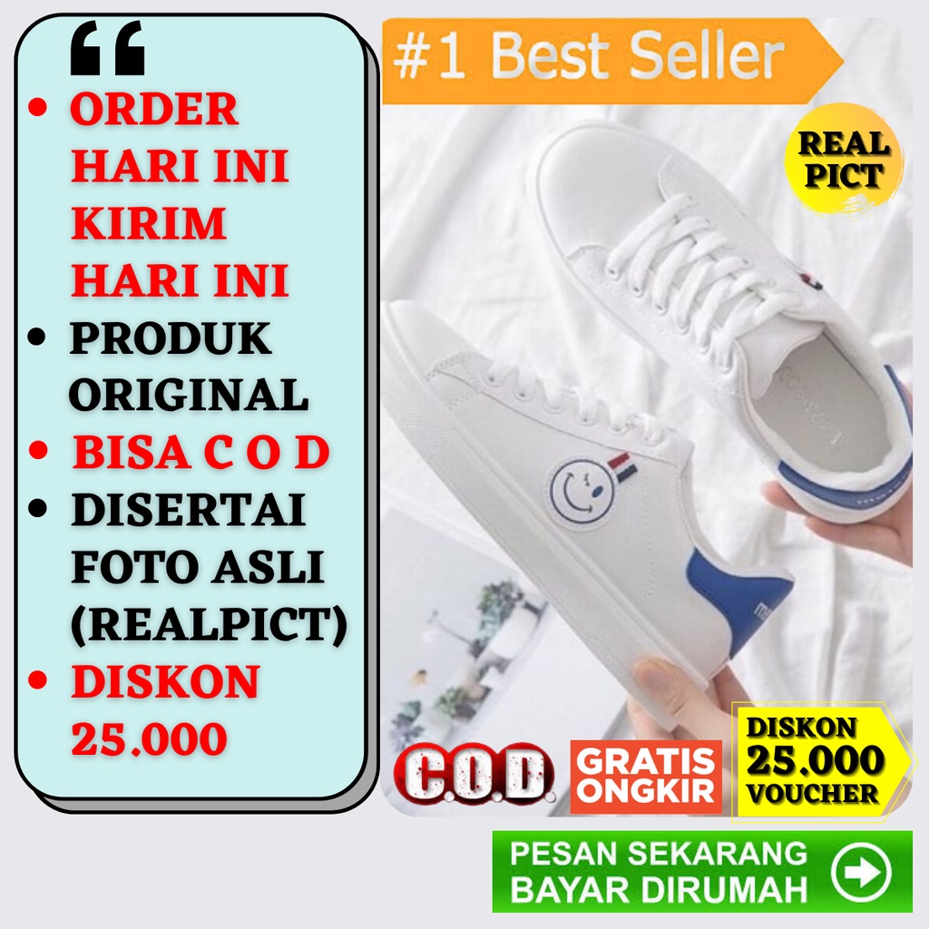 Sepatu Kets Cats Cets Kats Sneakers Snekers Sneaker Pria Wanita Cewek Cowok Import Anak Putih Peremp