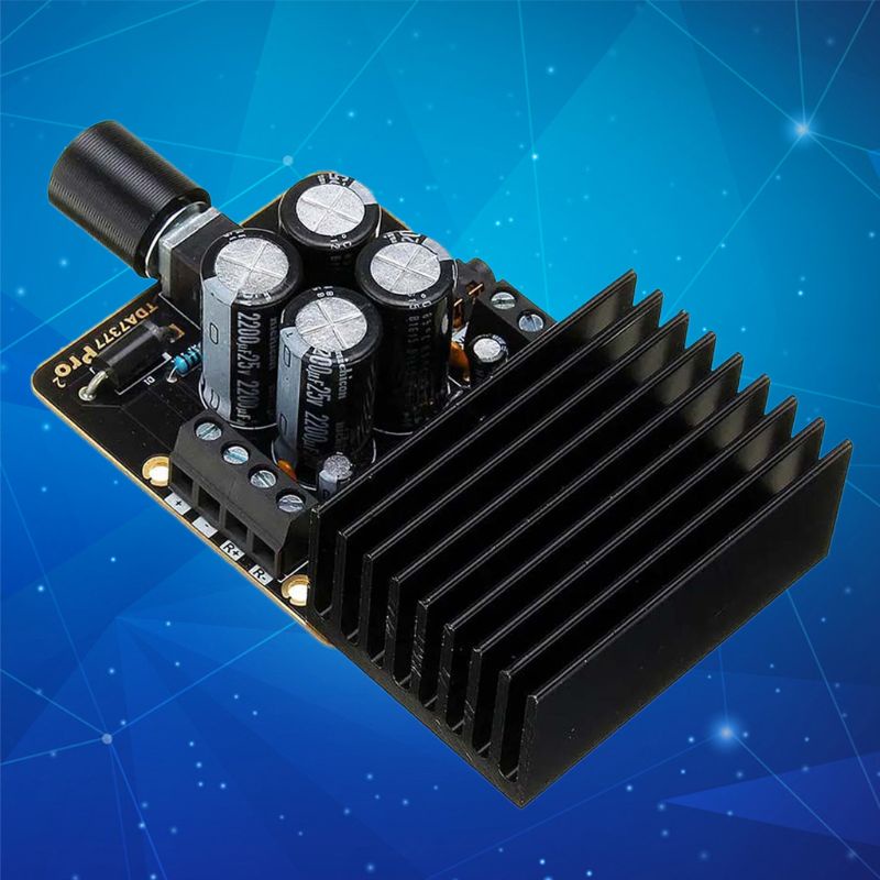 btsg Stereo Class AB Digital Power HIFI Car Amplifier Voice Frequency Board TDA7377 DC9-18V 30W for 4-8 Ohm Speaker