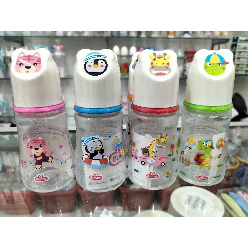 Botol Susu Karakter Lucu Bunny BPA Free 250 Dot Reguler/125 Ml