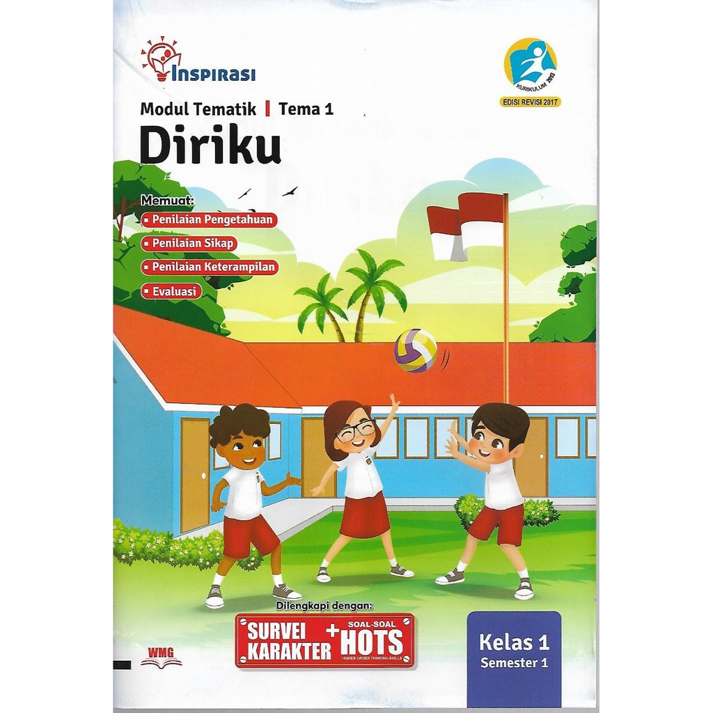 Inspirasi Tematik Tema 1 kelas 1 SD/MI Semester 1 kurikulum 2013 EdisI Revisi 2017