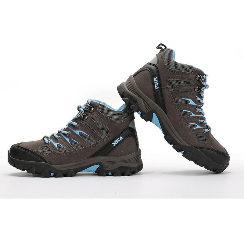 Sepatu Wanita Hiking/Gunung Outdoor Snta 605 Grey Lt.Blue