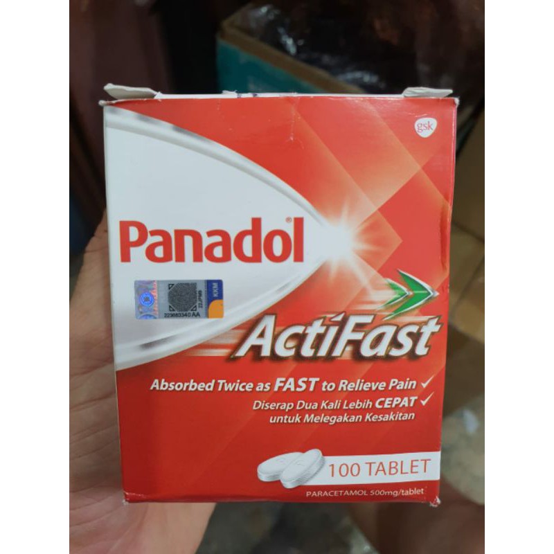 Panadol Active Fast Panadol Merah Malaysia 1blister 10tablet.