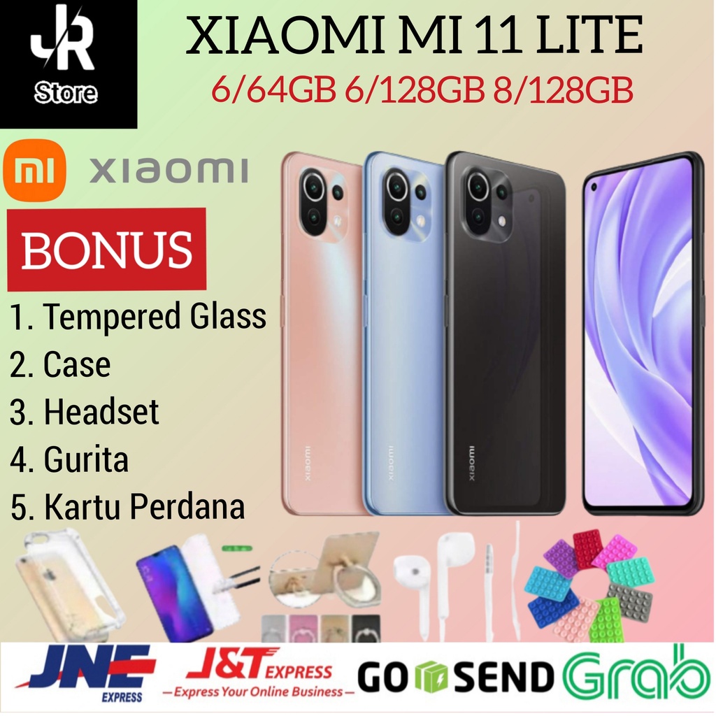 XIAOMI MI 11 LITE 8/128GB 6/128GB 6/64GB GARANSI RESMI XIAOMI