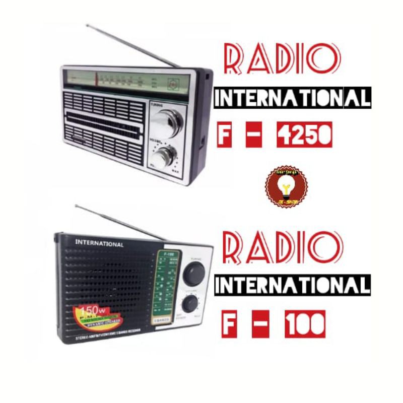 Radio jadul SW FM AM ifanci International AC / DC F 4250 / F 100 antik