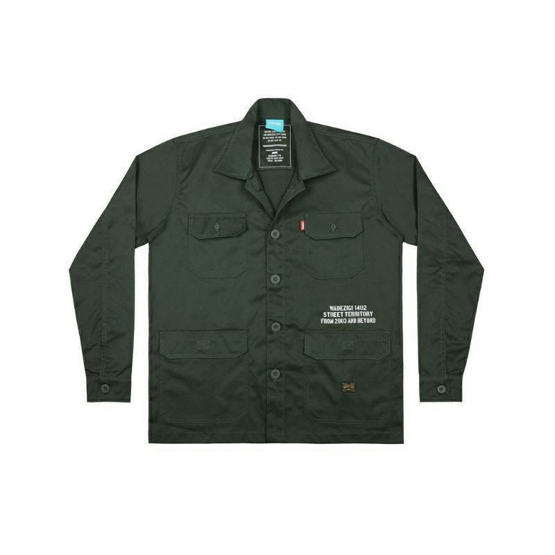 Jaket Parka Wadezig COMBED JACKET GREEN