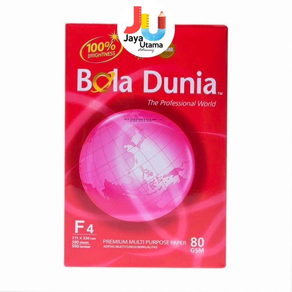 

Hvs Folio F4 Bola Dunia 80 Gr (Harga Online)