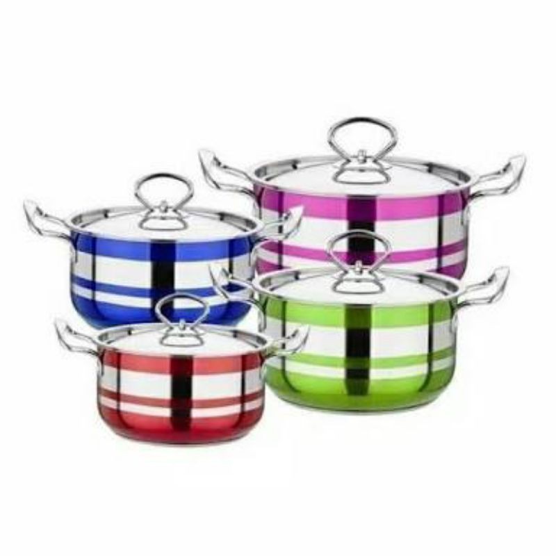 panci set warna warna / rainbow cookware set riuxing