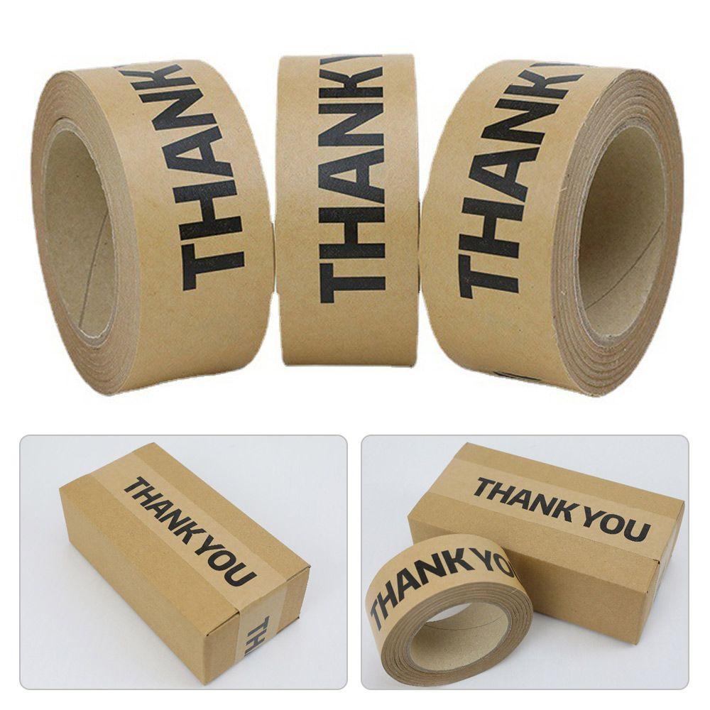 Pineapple Kraft Paper Tape Bakery Terima Kasih Penyegel Toko Bunga