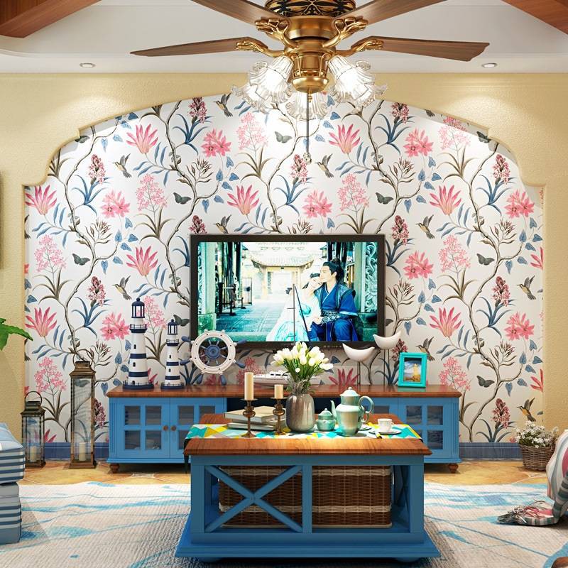 Wallpaper dinding bermotif New Arrivals wallpaper dinding kamar tidur Ukuran 45Cm X 10meter wallpaper dinding 3d murah & berkualitas-GH187