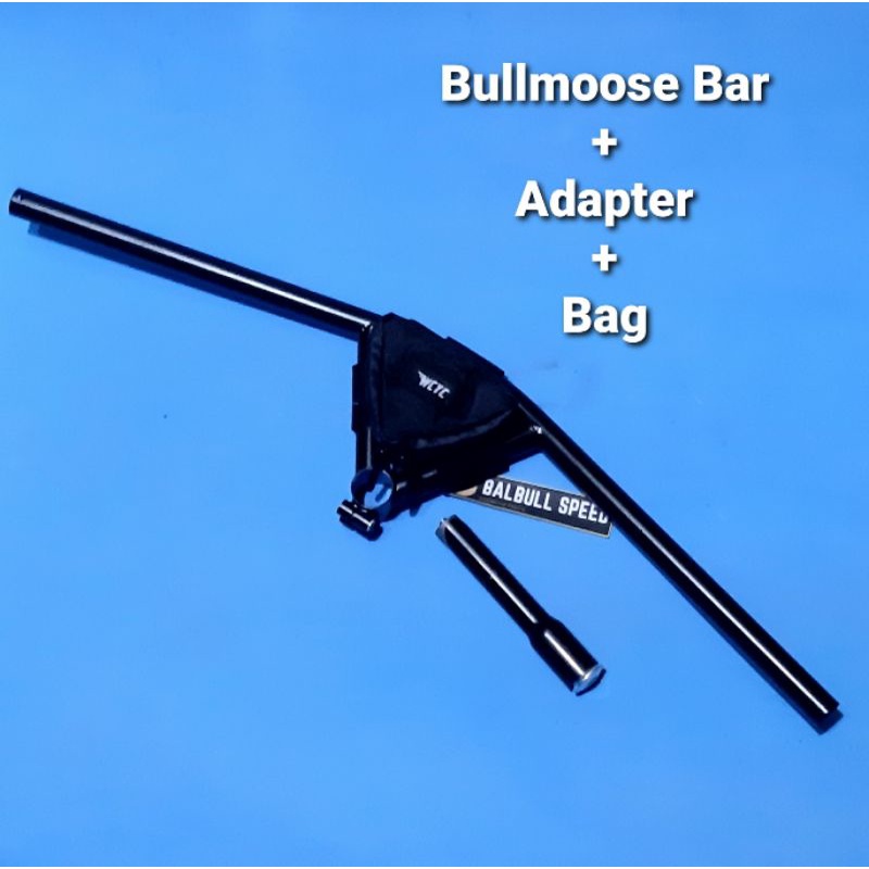 STANG HANDLEBAR BULLMOOSE BAR SEPEDA MTB COMMUTER BIKE FEDERAL