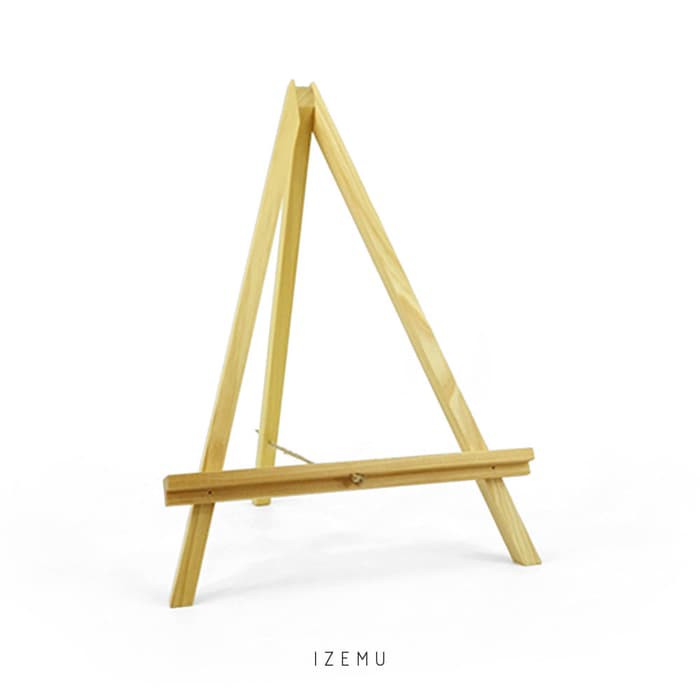 

Jual IZEMU FUYO, Wooden Easel / Stand Kayu / Tripod Kayu Pinus Large Limited