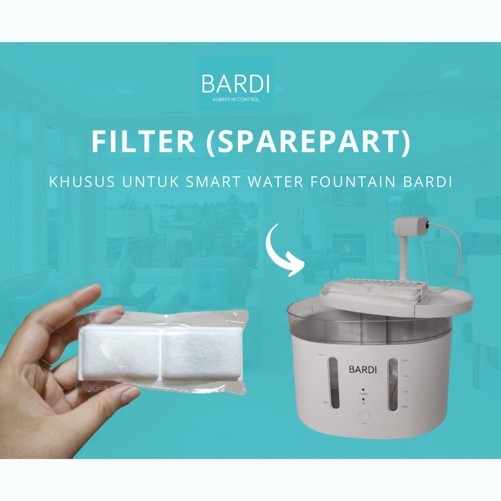 BARDI Filter untuk Water Fountain (Spareparts)