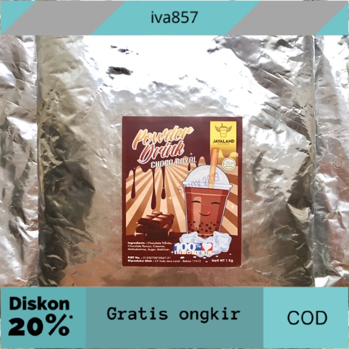 

PROMO Bubuk Minuman Choco Royal Powder Drink 1 kg GRATIS ONGKIR
