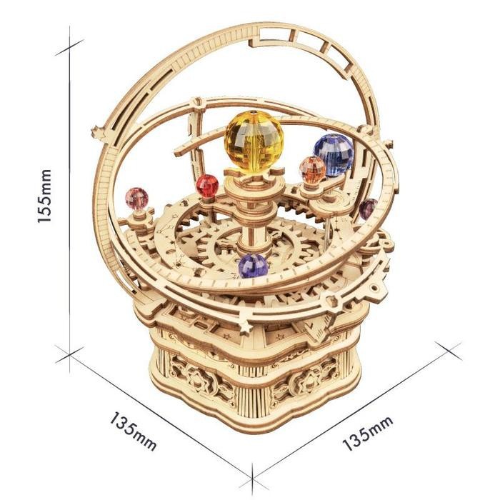 ROLIFE Robotime Starry Night Amk51 Orrery Mechanical Music Box Perfect Gift For Your Love One