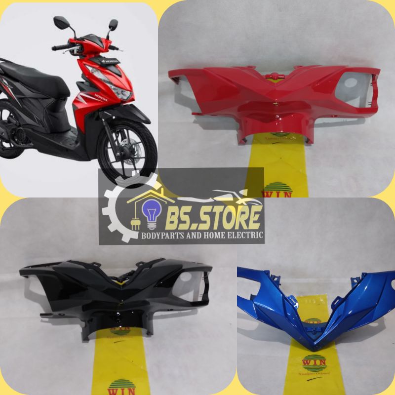 BATOK DEPAN BEAT 2020 BEAT K1A NEW LED 2020 2021 2022 | FRONT HANDLE COVER BEAT LED K1A  2020 2021 2022 HITAM BIRU MERAHQ