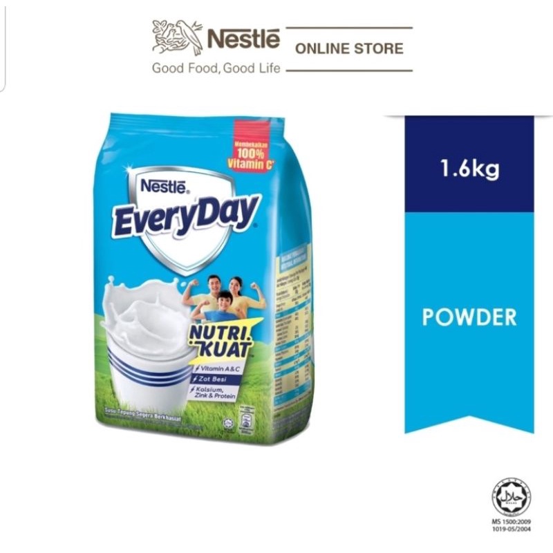 

Nestle Everyday Milk Powder Susu Bubuk Everyday