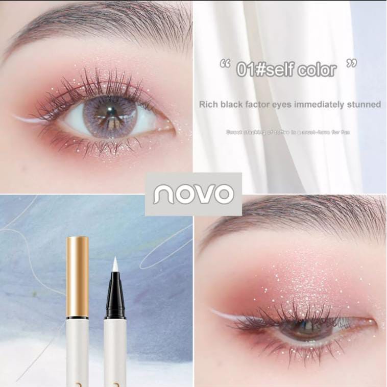 rcsbeauty ✅ NEW~  NOVO extravagant Eyeliner warna putih hitam coklat Eyeliner Novo bentuk spidol