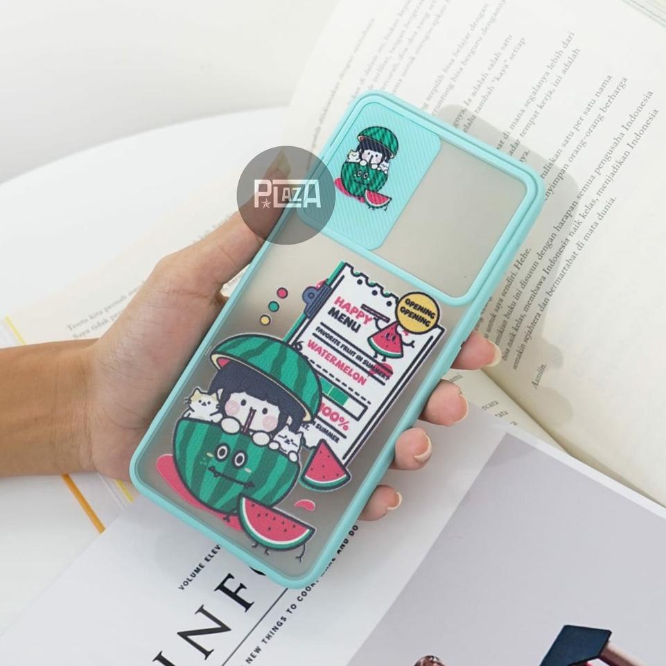 Softcase Slide Camera [PKG01] For VIVO Y91C Y91 Y93 Y95 Y20 Y20S Y12S Y30 Y50 Y12 Y15 Y17 Y21 Y21S Y