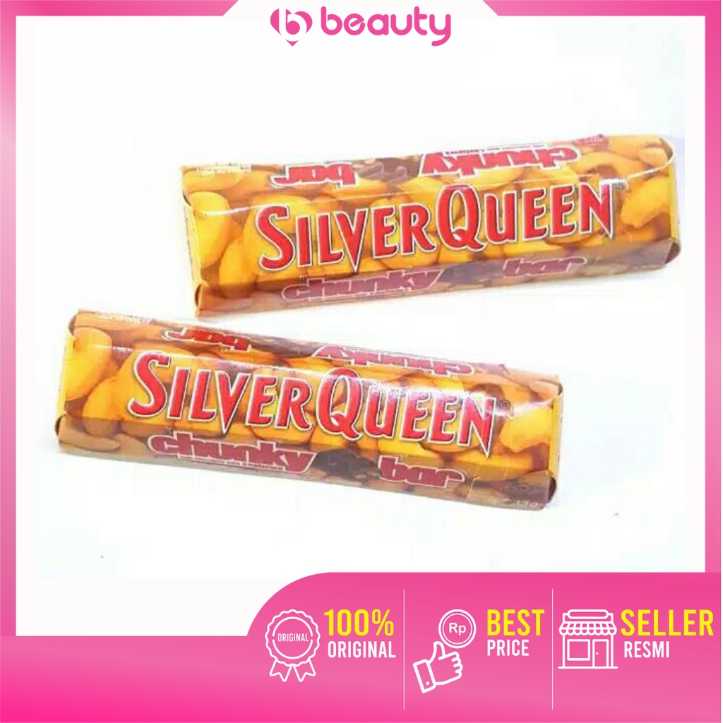 

❤ BEAUTY ❤ Silver Queen Chunky Bar Cashew 33 Gr / coklat Silverqueen