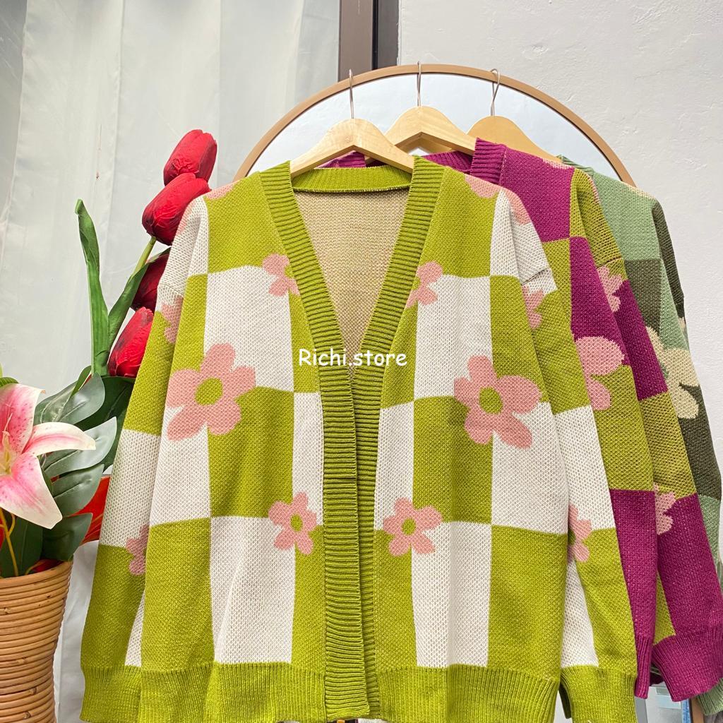 CAMELIA OUTER RAJUT FLOWERS TERBARU