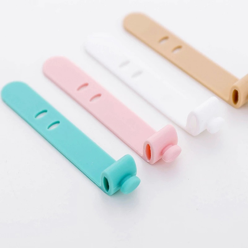 1 / 5pcs Winder Organizer Holder Kabel Data / Earphone / Mouse / Keyboard Untuk Handphone / Komputer