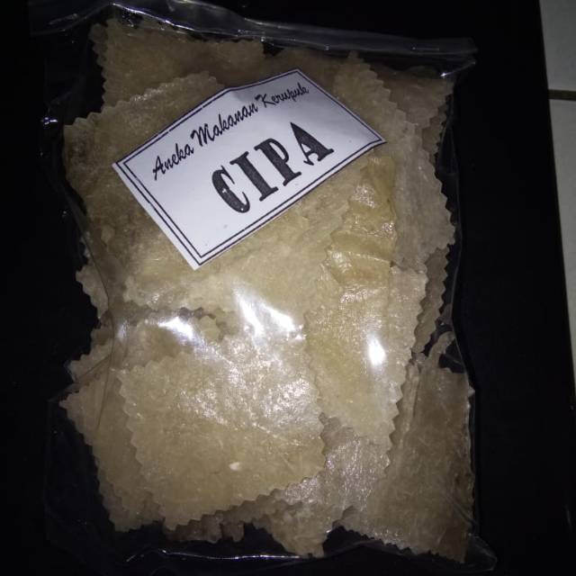 

Kerupuk Cipa (Aci Kelapa)