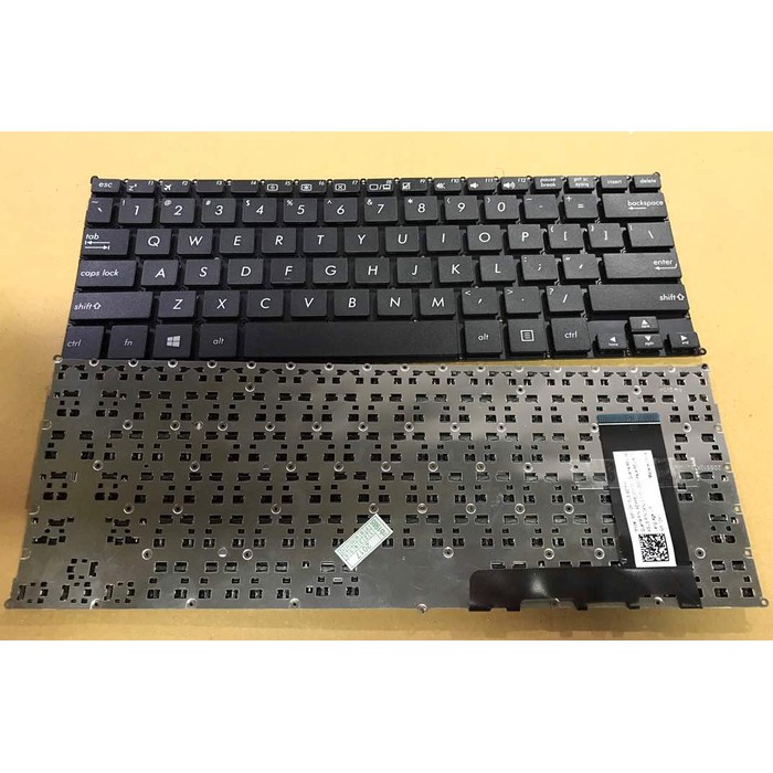 Keyboard Laptop Asus E202 E202S E205 E202SA E202M E202MA TP201SA Hitam