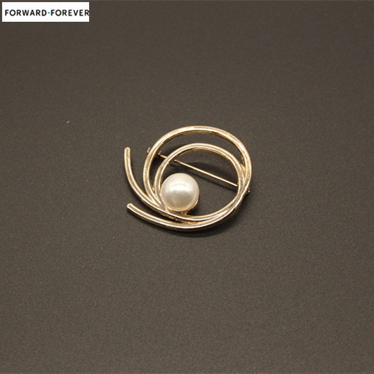 All-match fashionable pearl ring brooch     M40210