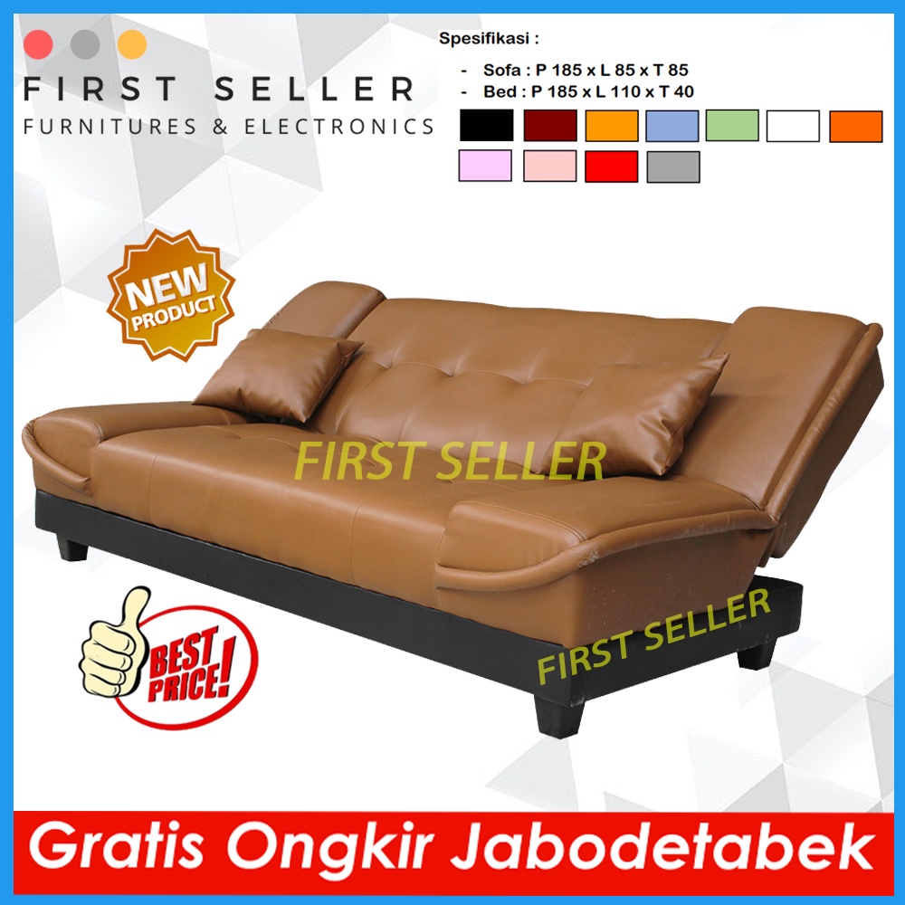 [FREE ONGKIR + BANTAL] SOFA BED RECLINING OSCAR AZALIA EXPORT QUALITY !! 100% TERMURAH!