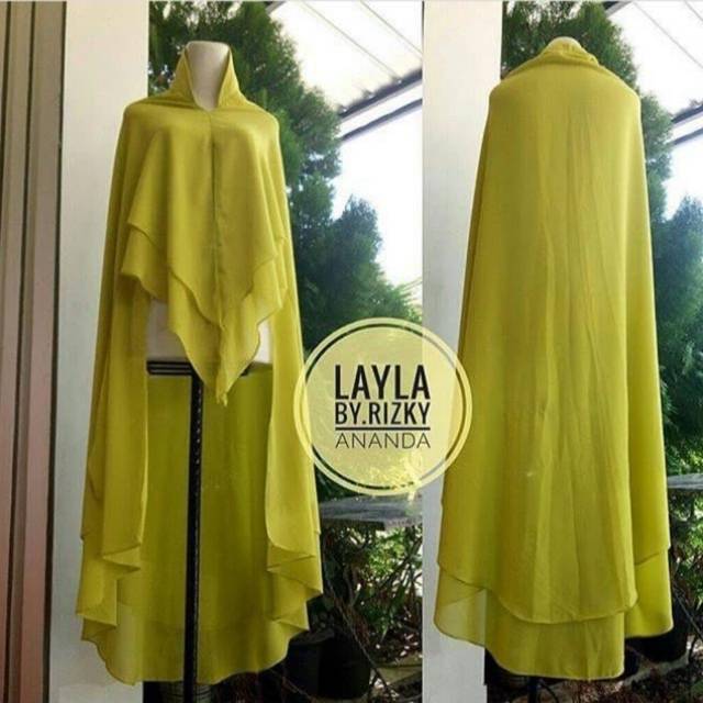 Khimar Layla By Rizqy Ananda (BERLABEL) ASLI